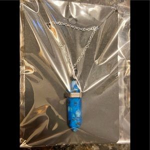 BRAND NEW Chakra healing silver necklace